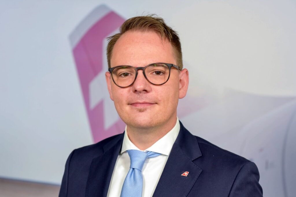 Headshot of Martin Apsel-von zur Gathen, Head of Operations Planning & Steering at Swiss International Air Lines.