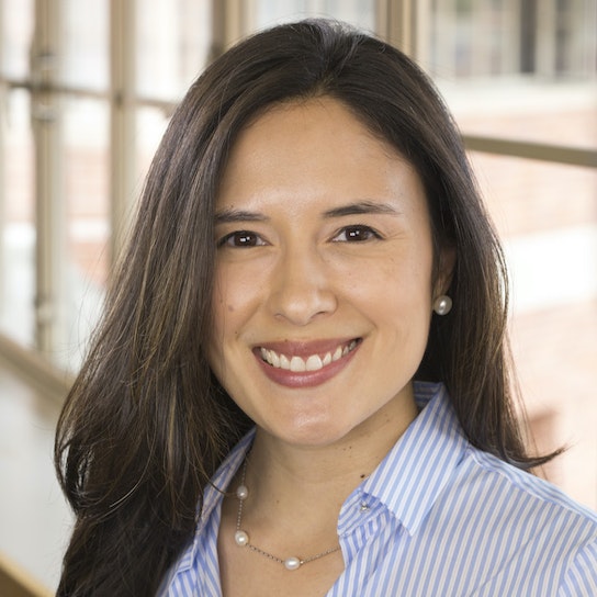 Professional headshot of Columbia University faculty member Vanessa Burbano